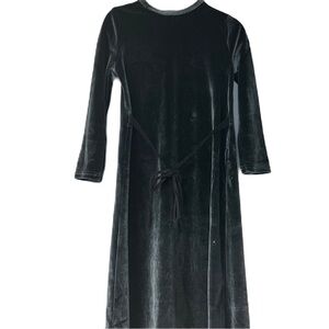 Tottini Girls Velour Long Dress Gray Size 4 - Soft, Comfortable, Any occasion